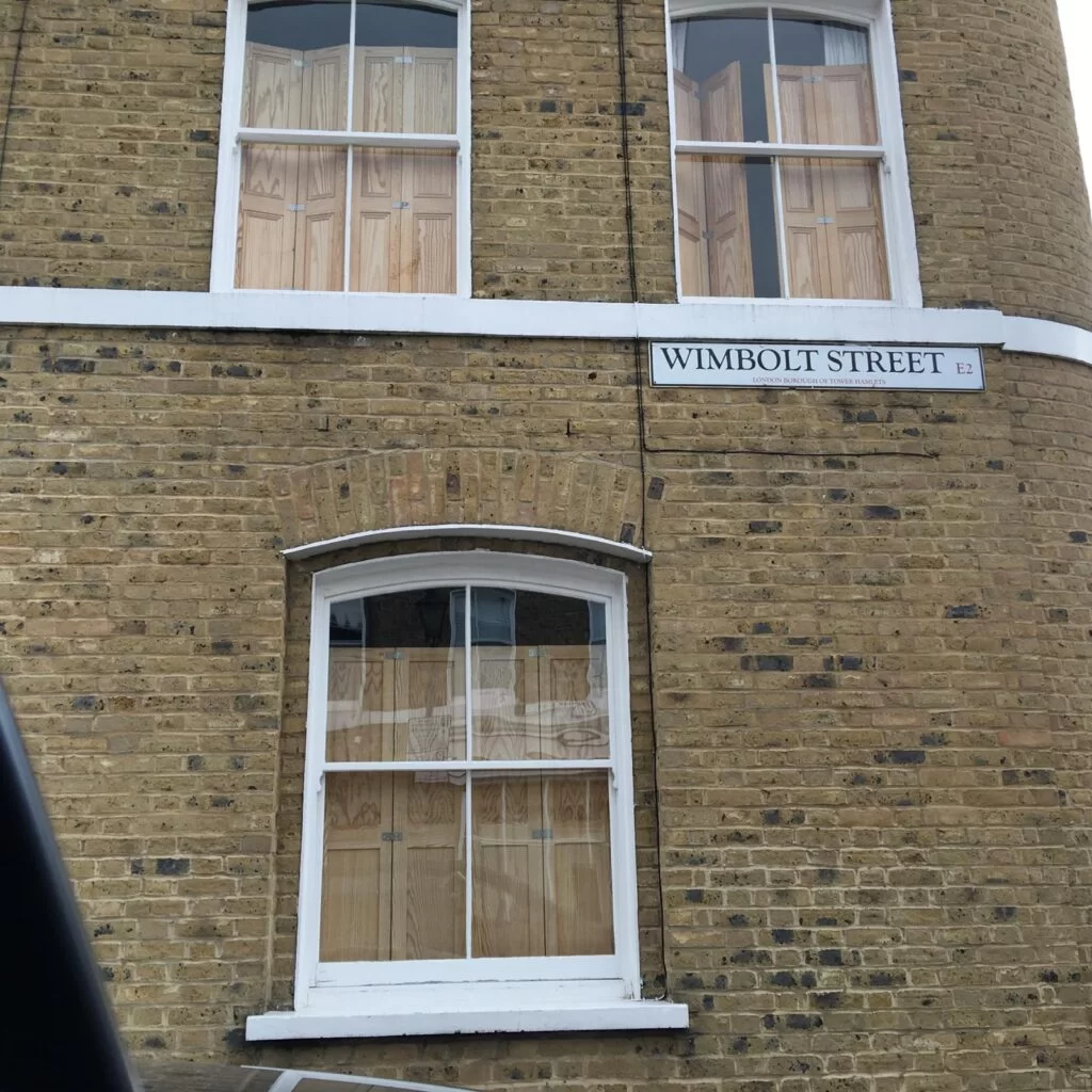 Wimbolt Street, E2 London comprises of double glazed timber sash windows